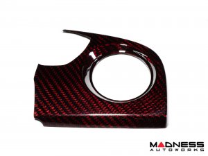 FIAT 500 Custom Dashboard - Carbon Fiber - Red Candy - RHD